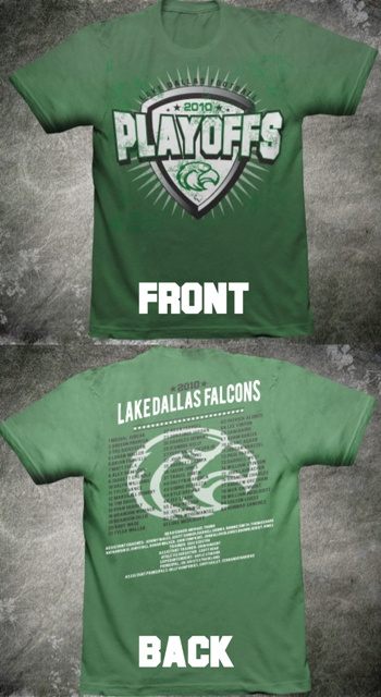 2010 Texas High School Football Playoffs mockup shirt » Lake Dallas  Quarterback Club Lake Dallas Quarterback Club